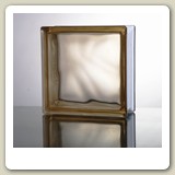 CLOUDY BROWN Glass Block from Blokup.com.au - The Glass Block Shop